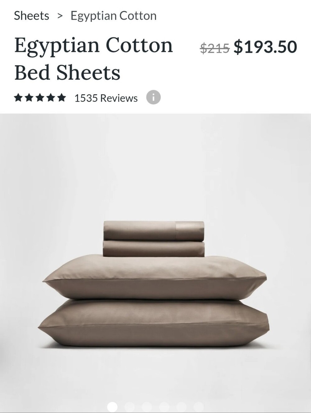 Silk & Snow Egyptian Cotton Bed Sheets